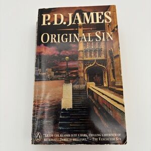 4 books for $16 - ORIGINAL SIN by P.D. James